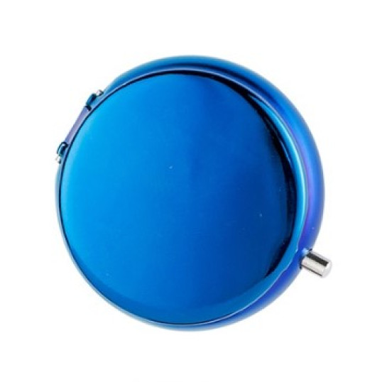 Angelo kör alakú színes zsebhamutál - metál kék