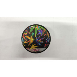 3 részes fém marihuna levél mintás dohányőrlő - 3