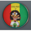 3 részes fém rasta figura mintás dohányőrlő - 5