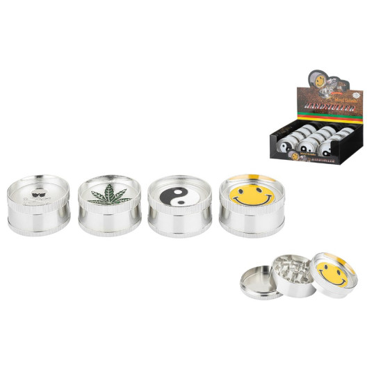 Dreamliner dohányőrlő 3 részes-cannabis mintával