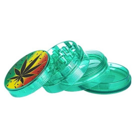 Dreamliner műanyag dohányőrlő 4 részes - Átlátszó