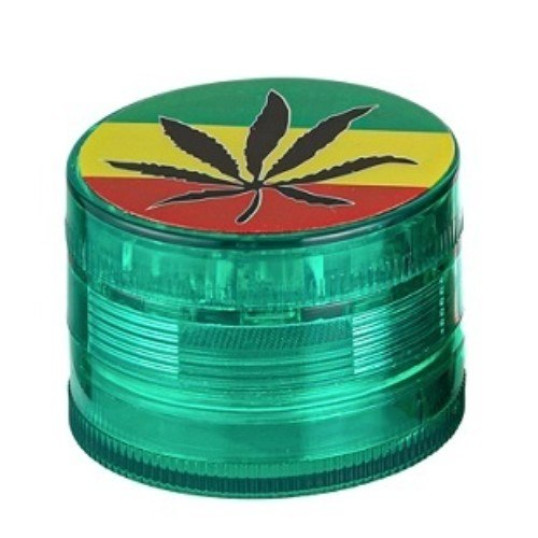 Dreamliner műanyag dohányőrlő 4 részes - Zöld színű