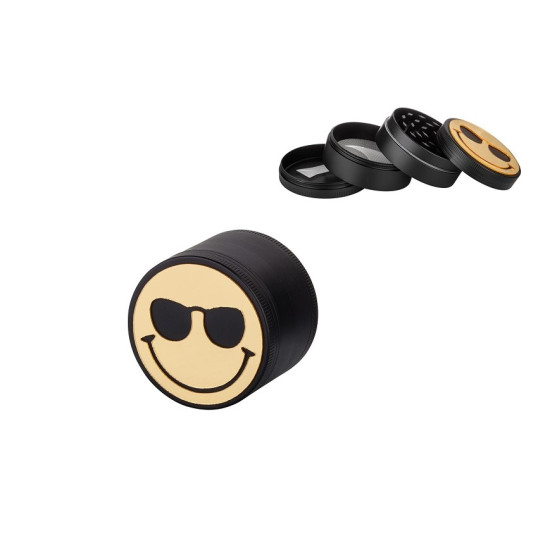 Dreamliner dohányőrlő 4 részes- napszemüveges smiley