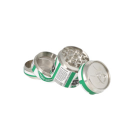 Sörös dobozt dohányőrlő 4 részes - Zöld színű