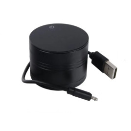 USB-s alumínium dohányörlő beépített izzószálas öngyújtóval