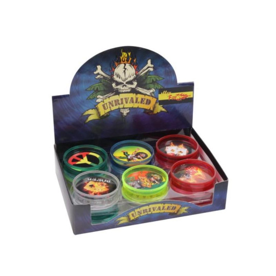 Padonio 2 részes műanyag dohányőrlő - egész tálca