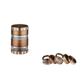 Super Heroes dohányőrlő 4 részes-bronz