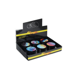 Wildfire dohányőrlő 4 részes színes mintákkal - Egész tálcás kivitel