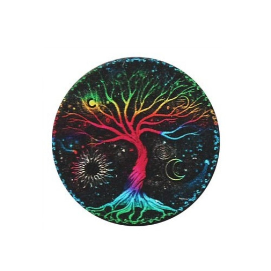 Wildfire fekete színű dohányőrlő 4 részes - Színes fa mintákkal 1