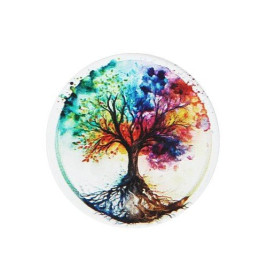 Wildfire fehér színű dohányőrlő 4 részes - Színes fa mintákkal 5