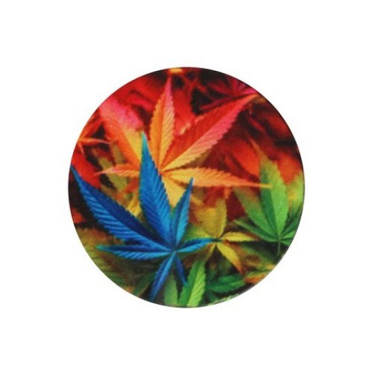 Wildfire fém dohányőrlő 4 részes - Színes cannabis mintákkal 1