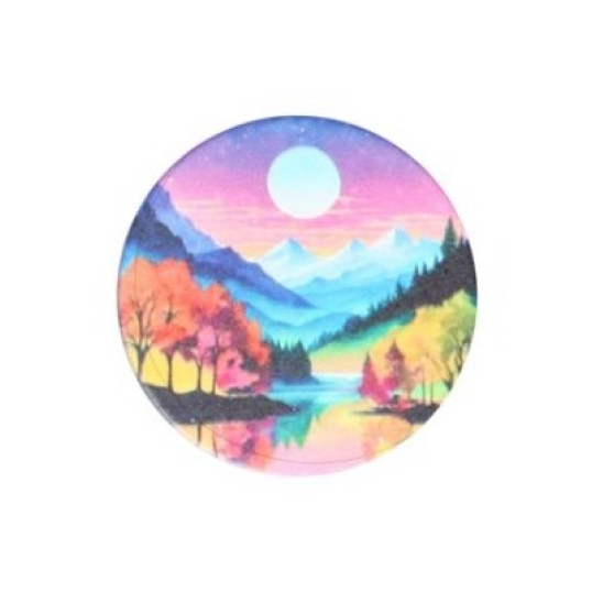 Wildfire fém dohányőrlő 4 részes - Színes tájkép mintákkal 2