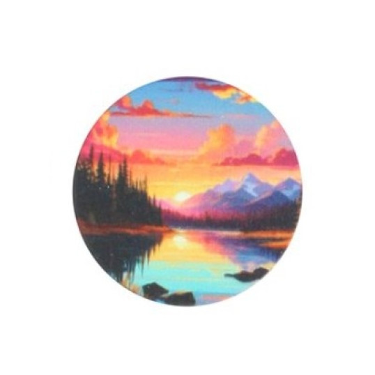 Wildfire fém dohányőrlő 4 részes - Színes tájkép mintákkal 3