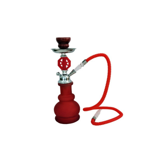 Piros színű egy csöves vízipipa - 1 csöves