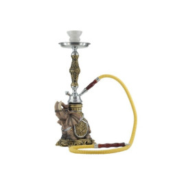 Atomic 40 cm magas sárgaréz színű dekoratív shisha - 1 csöves