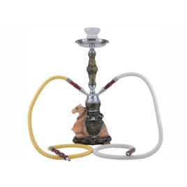 Atomic 40 cm magas tevét ábrázoló dekoratív shisha - 2 csöves