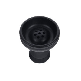 Padonio szilikonból készült vízipipa dohánytölcsér - Fekete színű