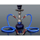 Hookah kisméretű kék színű shisha - 2 csöves