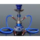 Hookah Camel kisméretű kék színű shisha - 2 csöves - Több csöves vízipipa