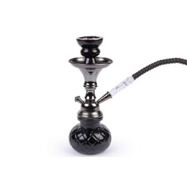 Hookah fekete vízipipa 1 csöves 26 cm