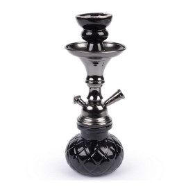 Hookah fekete vízipipa 1 csöves 26 cm