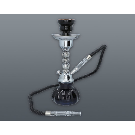 Hookah fekete vízipipa 1 csöves 29 cm