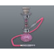 Hookah rózsaszín vízipipa 1 csöves 29 cm
