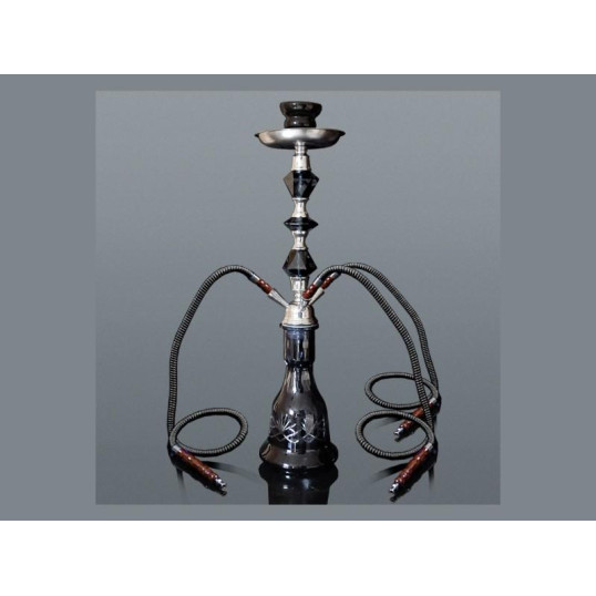 Big Hookah Camel Black nagyméretű fekete színű shisha - 3 csöves - Több csöves vízipipa