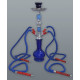 Hookah kék vízipipa 4 csöves 44 cm