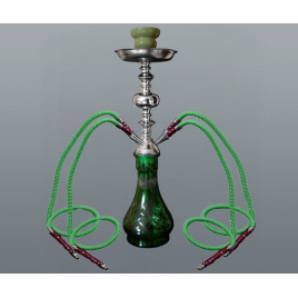 Hookah zöld vízipipa 4 csöves 46 cm