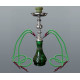 Hookah zöld vízipipa 4 csöves 46 cm