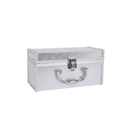 Kék és polírozott króm színű 1 csöves vízipipa - alumínium ajándék ládával