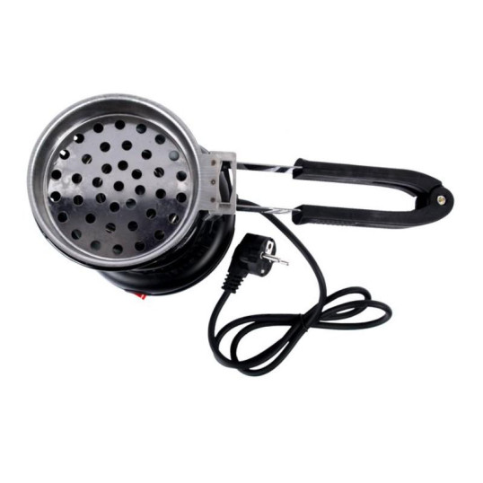 Vízipipa szén izzító villanytűzhely 600W – fekete (kockaszénhez)