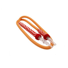 Hagyományos vízipipacső - Piros színű 180 cm