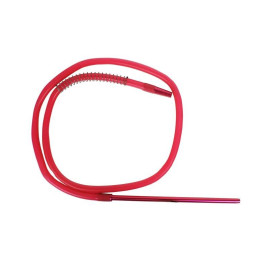 Szilikonból készített vízipipacső - Piros szín