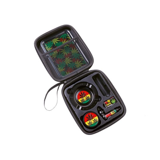 Super Heroes 6 részes ajándék szett - Raszta színű koponyás