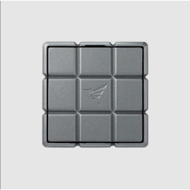 Colibri Heritage Cube Desk Cutter – Többfunkciós asztali szivarvágó - ezüst