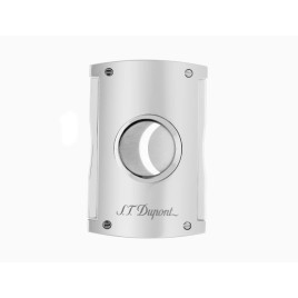 S.T. Dupont MaxiJet szivarvágó króm – dupla pengés, 20 mm