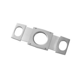 Angelo szögletes dupla pengés szivarvágó króm kivitelben, 30 mm