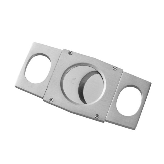 Angelo szögletes dupla pengés szivarvágó króm kivitelben, 30 mm