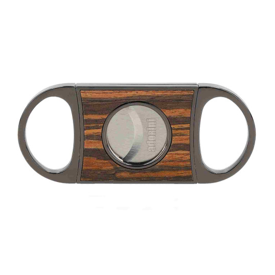 Adorini Double Blade Cutter szivarvágó – Gun Metal / Ebony