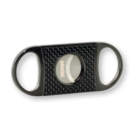 Adorini 23 mm-es dupla pengés szivarvágó, 57-es gyűrű méret - Karbon bevonatú