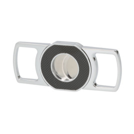 Angelo duplapengés szivarvágó – fekete karbon / króm, 58-as gyűrűméret