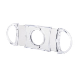 Angelo duplapengés szivarvágó – átlátszó burkolat, kétujjas kivitel