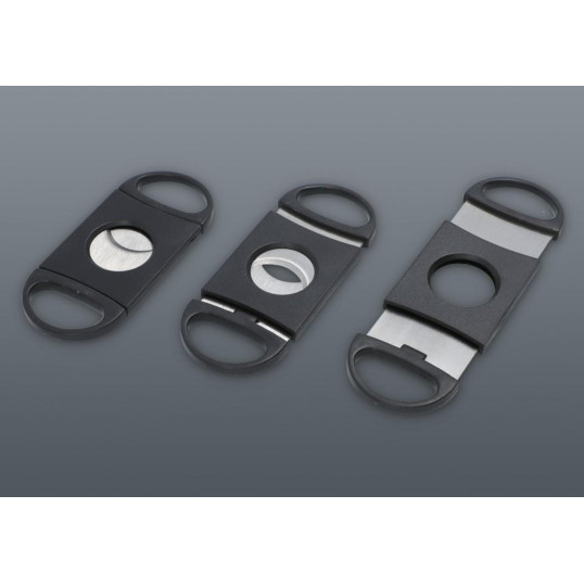 Padonio fekete színű dupla pengés szivarvágó nemesacél pengével