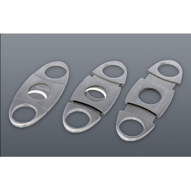 Rozsdamentes acél szivarvágó – ovális, dupla pengés - 22 mm