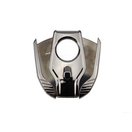 Passatore duplapengés szivarvágó, pisztolyszürke (gunmetal) / fekete króm, 25 mm