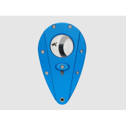 Xikar Xi1 120 Perfect Cut Blue dupla pengés pillangó szivarvágó - Kék színű