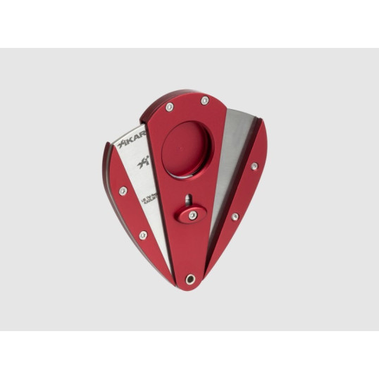 Xikar Xi1 120 Perfect Cut Red dupla pengés pillangó szivarvágó - Piros színű