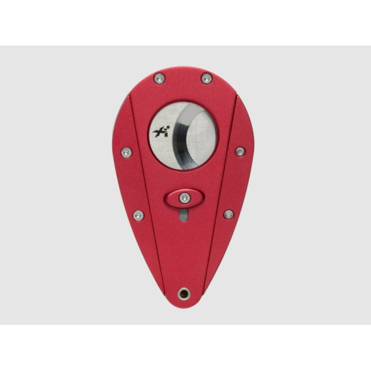 Xikar Xi1 120 Perfect Cut Red dupla pengés pillangó szivarvágó - Piros színű